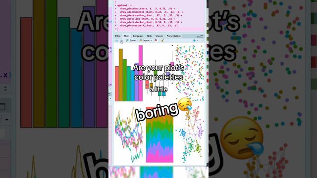 Emil put together a ton of custom color r package palettes to make your data plots less boring